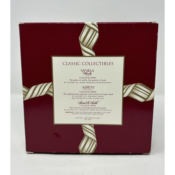 COTY INC. 3 Piece "Classic Collectibles" Cologne Sprays .33.375.33 FL OZ. - Picture 5 of 6